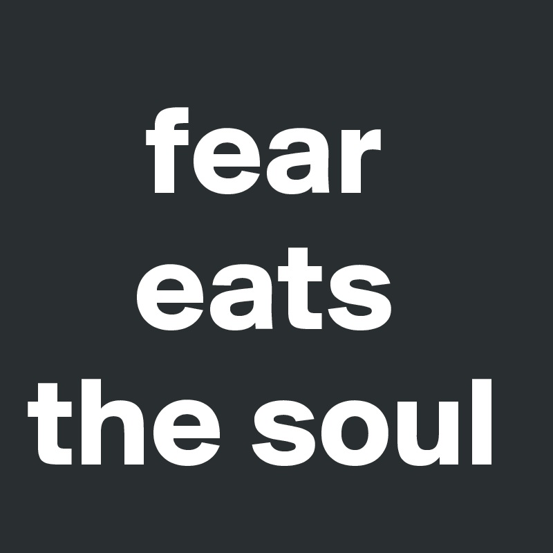 fear eats the soul