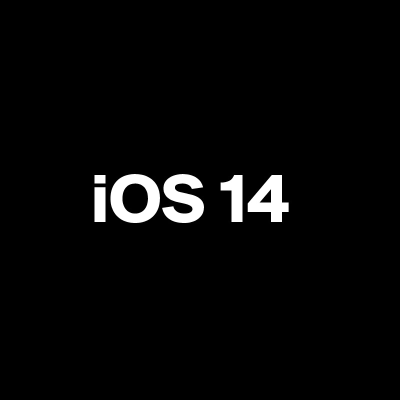 

     iOS 14

