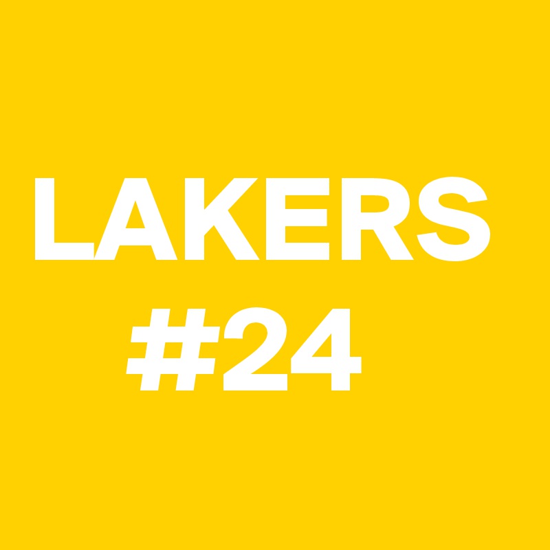 
LAKERS
    #24