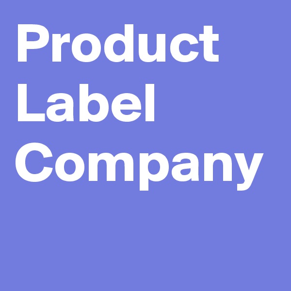 Product Label Company