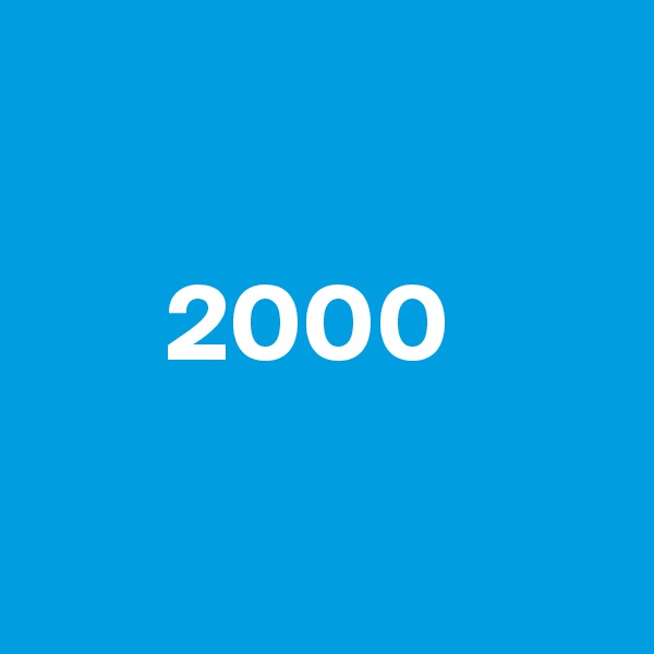 

      2000

