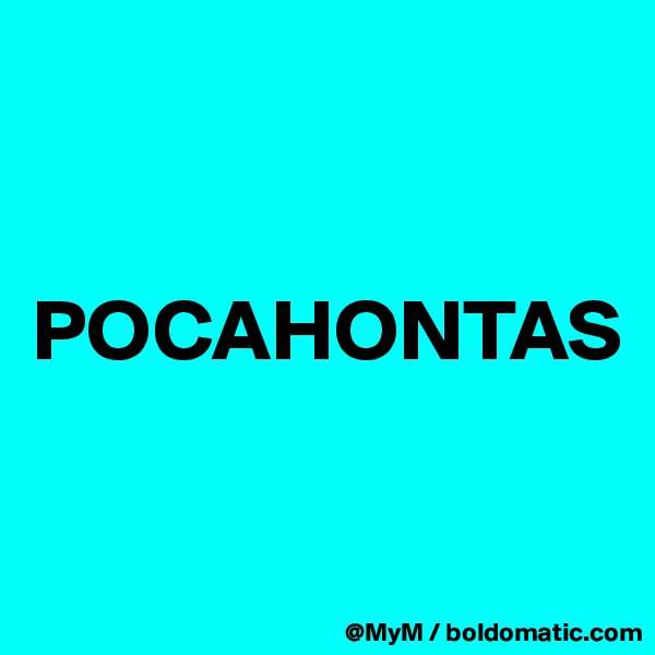 


POCAHONTAS

