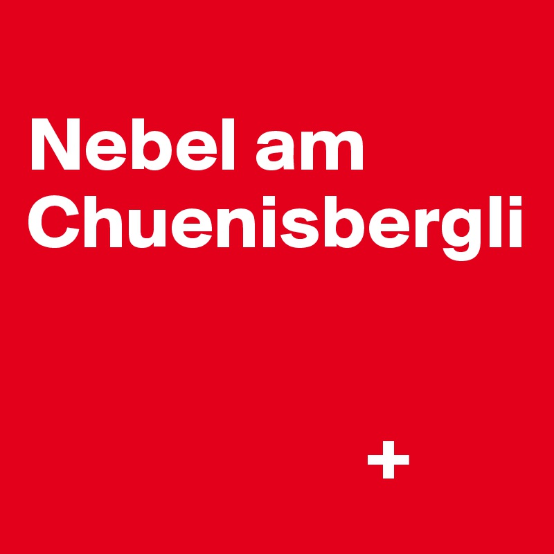 
Nebel am Chuenisbergli


                      +