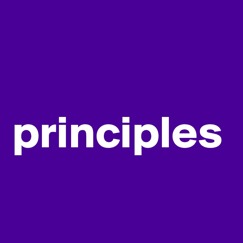 

principles