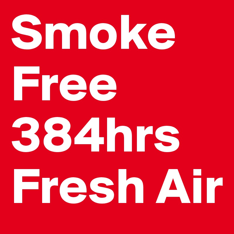 Smoke Free 384hrs Fresh Air 