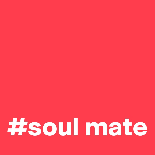 



#soul mate