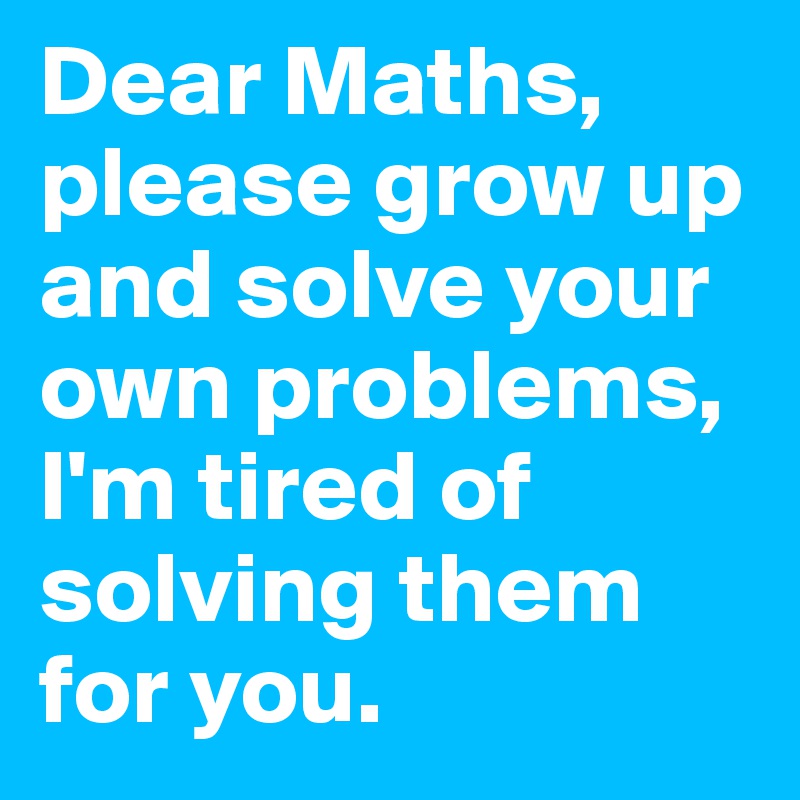 solve your math problems