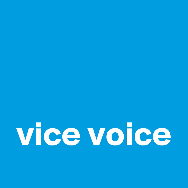 


 vice voice