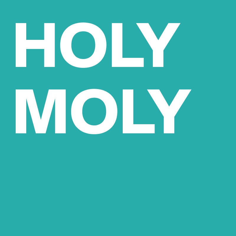 HOLY
MOLY