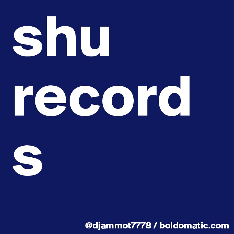 shu records