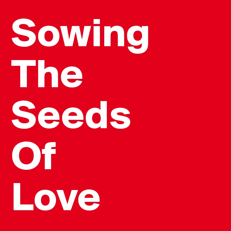 Sowing
The
Seeds
Of
Love