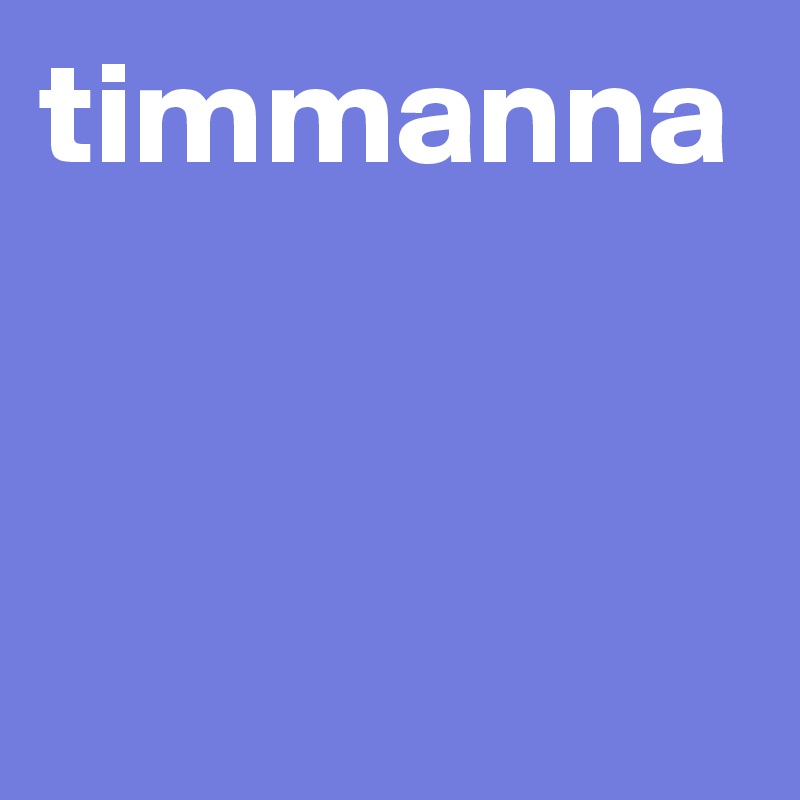 timmanna