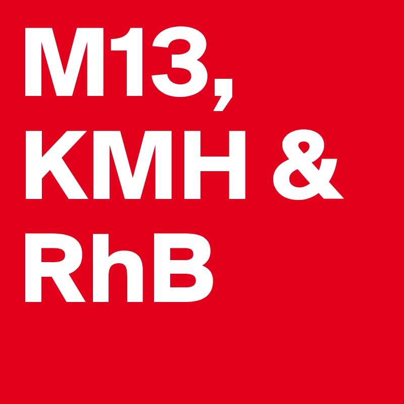M13, KMH & RhB