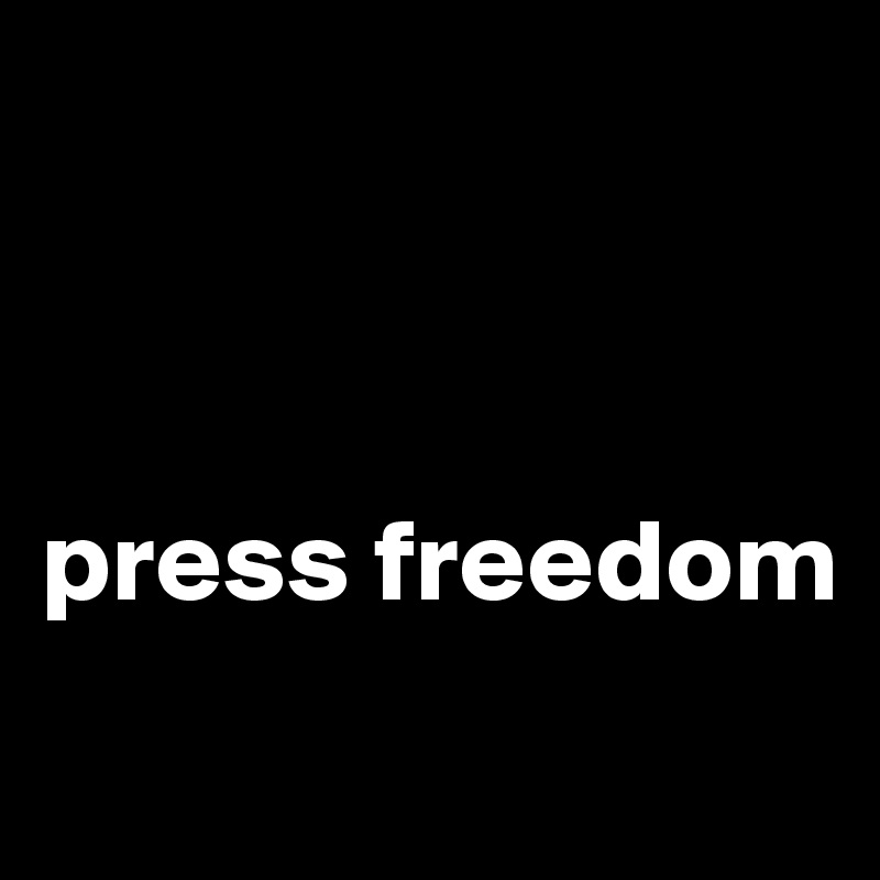 



press freedom
