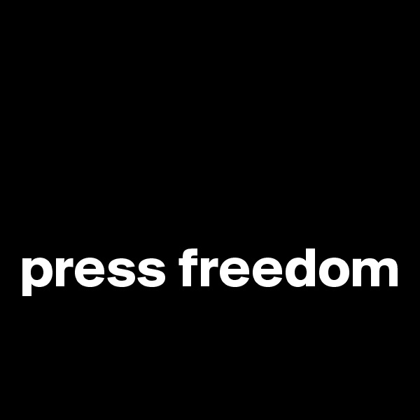 



press freedom
