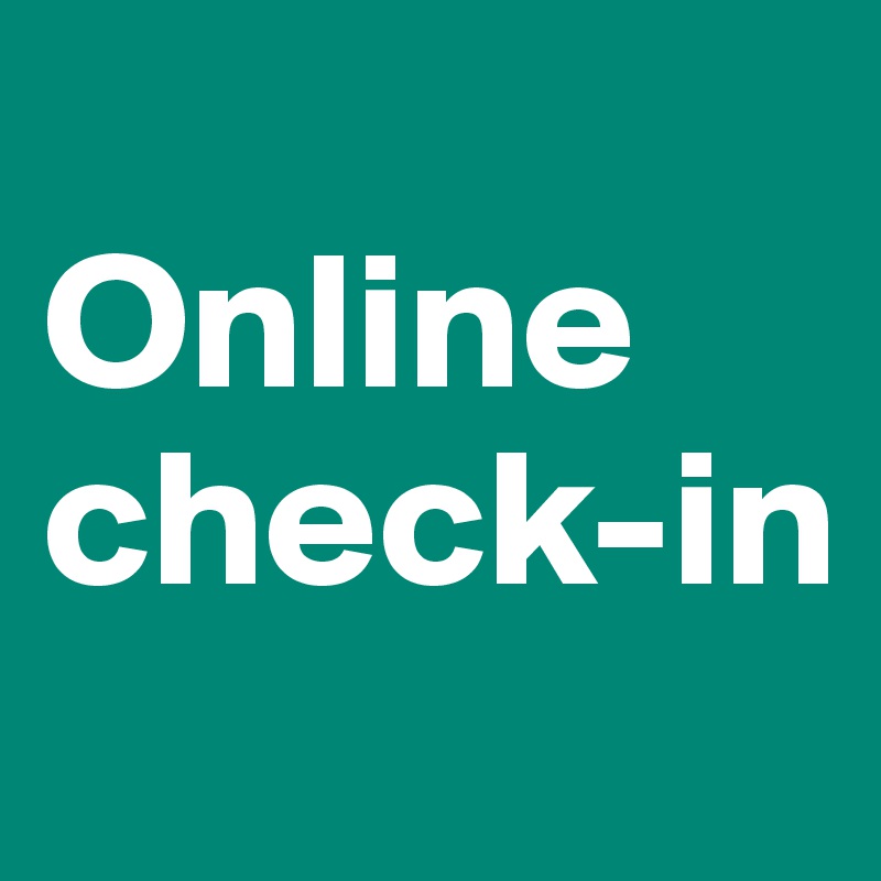 
Online check-in