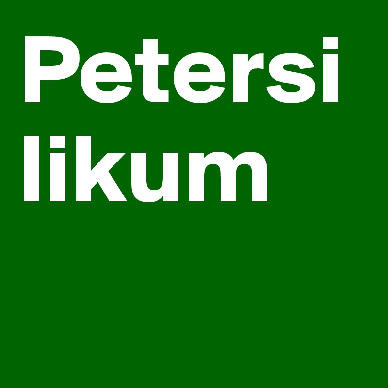 Petersilikum