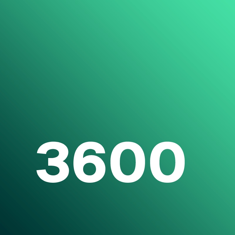   

  3600