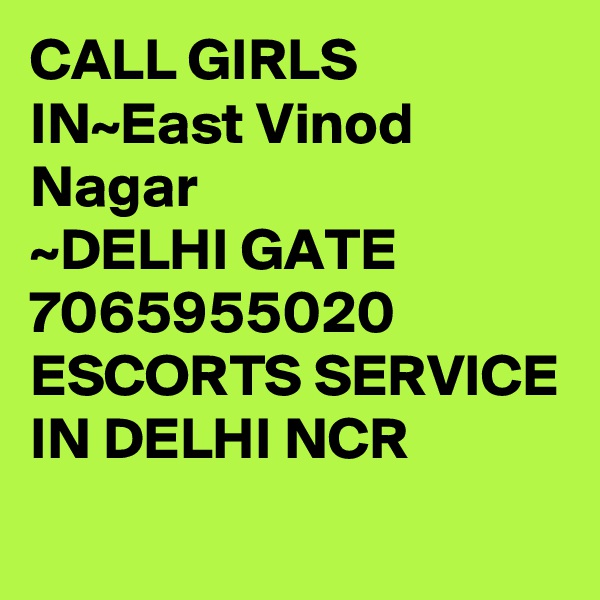 CALL GIRLS IN~East Vinod Nagar
~DELHI GATE 7065955020 ESCORTS SERVICE IN DELHI NCR 

