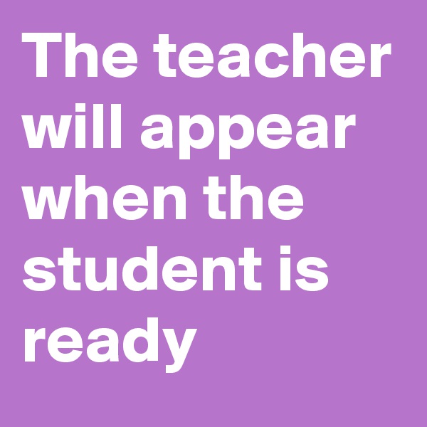 The teacher will appear when the student is ready