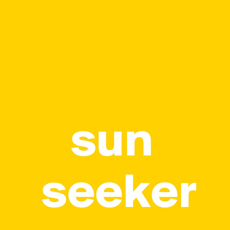 

      sun
   seeker