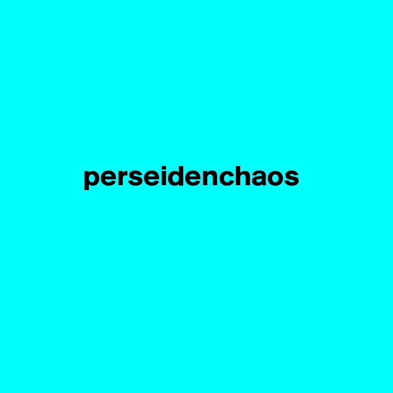 




           perseidenchaos





