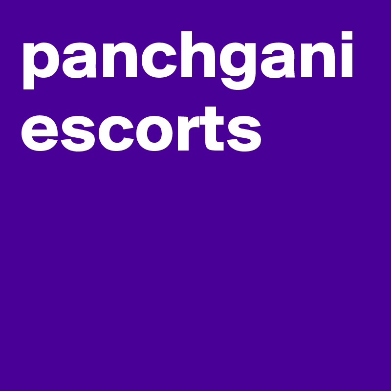 panchgani escorts