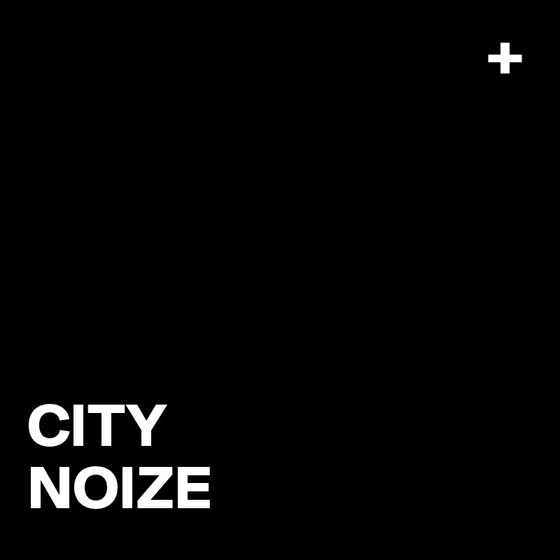                                      +


                                  


CITY
NOIZE