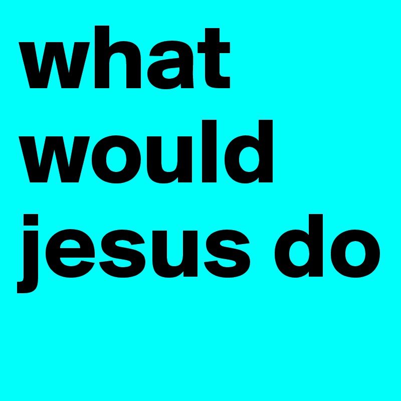 what would jesus do