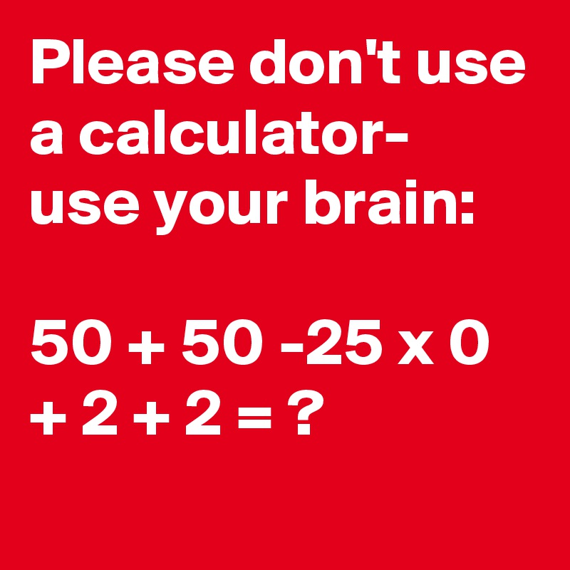 calculator please