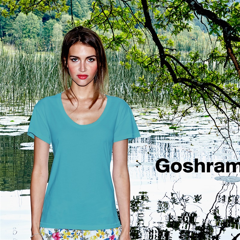 Goshram White Womens Women Shirt T-Shirt Quote Custom Roadtrip Satin Jersey 
