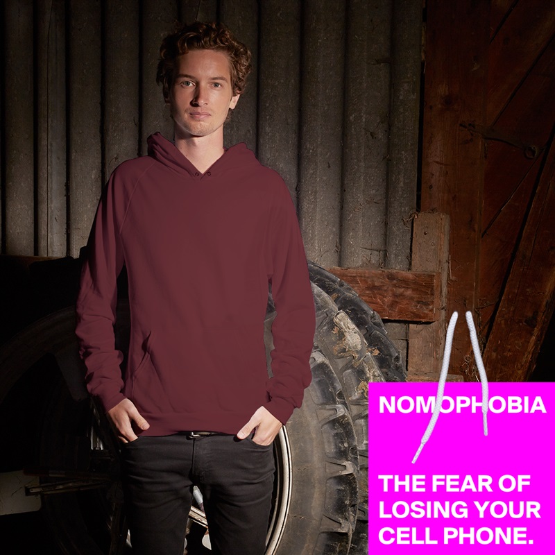 NOMOPHOBIA


THE FEAR OF LOSING YOUR CELL PHONE. White American Apparel Unisex Pullover Hoodie Custom  