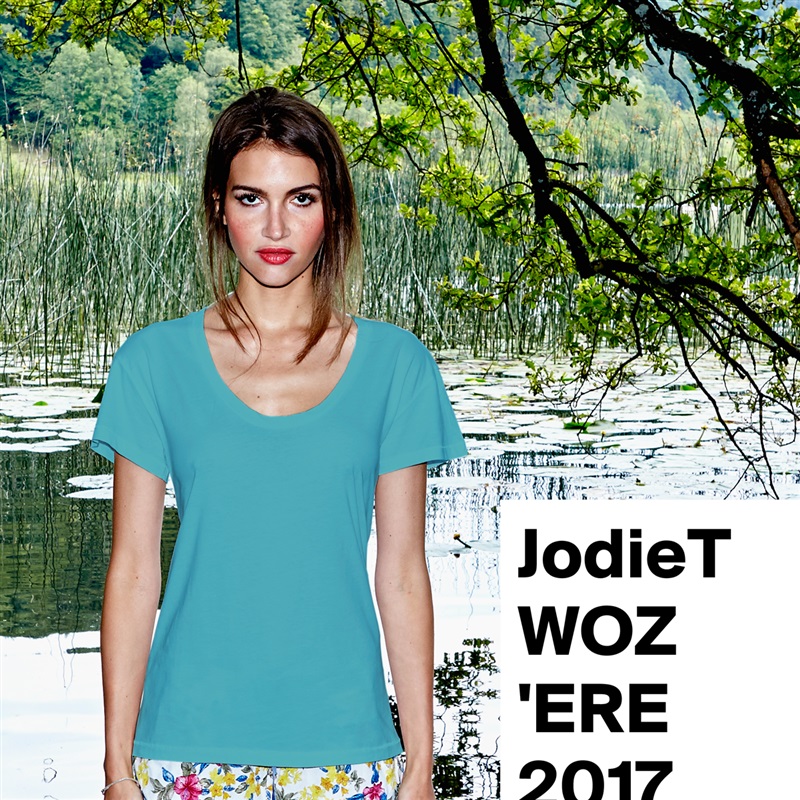 JodieT WOZ 'ERE 
2017 White Womens Women Shirt T-Shirt Quote Custom Roadtrip Satin Jersey 