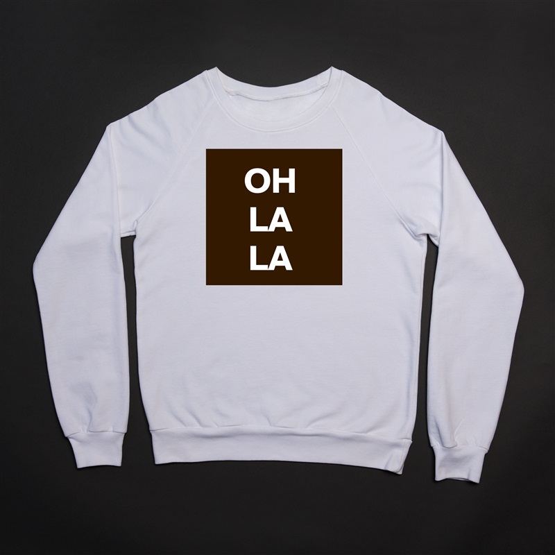 OH
LA
LA White Gildan Heavy Blend Crewneck Sweatshirt 
