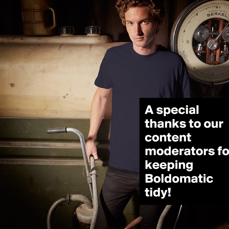 A special thanks to our content moderators for keeping Boldomatic tidy! White Tshirt American Apparel Custom Men 