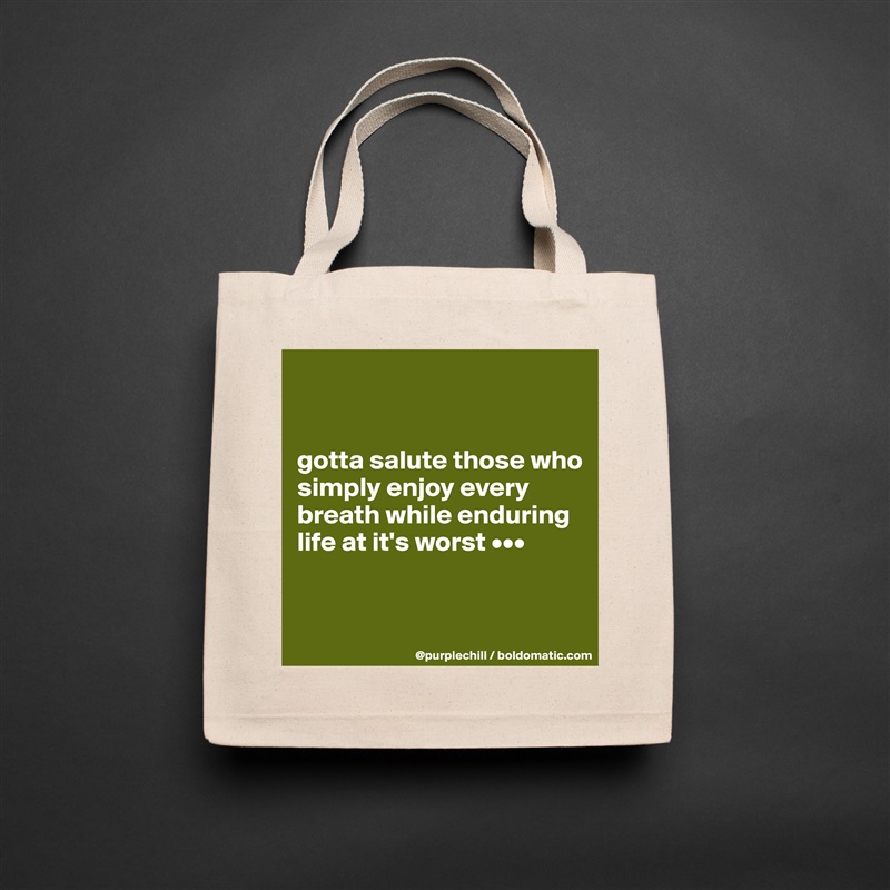 


gotta salute those who simply enjoy every breath while enduring life at it's worst •••


 Natural Eco Cotton Canvas Tote 