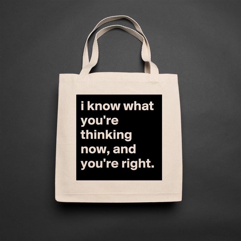 i know what you're thinking now, and you're right. Natural Eco Cotton Canvas Tote 