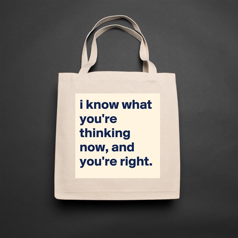 i know what you're thinking now, and you're right. Natural Eco Cotton Canvas Tote 