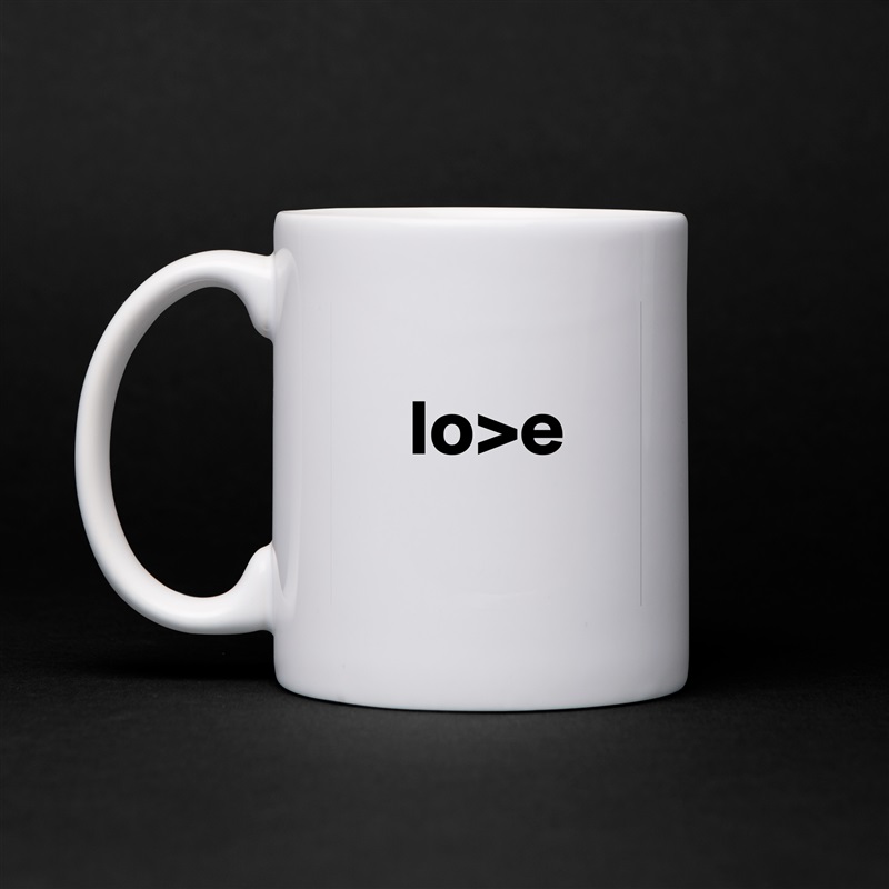 
    lo>e White Mug Coffee Tea Custom 