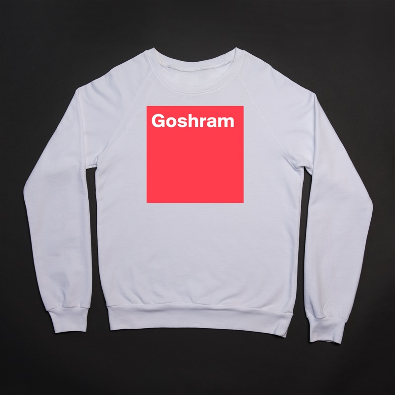 Goshram White Gildan Heavy Blend Crewneck Sweatshirt 