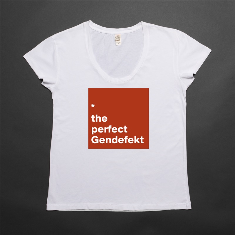 
*
the perfect Gendefekt White Womens Women Shirt T-Shirt Quote Custom Roadtrip Satin Jersey 