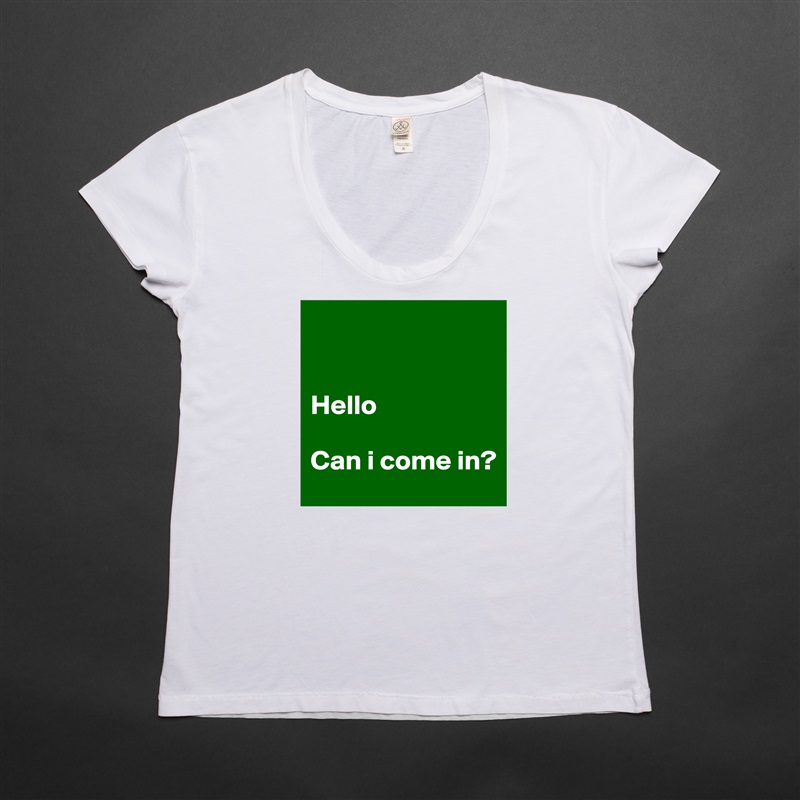 


Hello 

Can i come in? White Womens Women Shirt T-Shirt Quote Custom Roadtrip Satin Jersey 