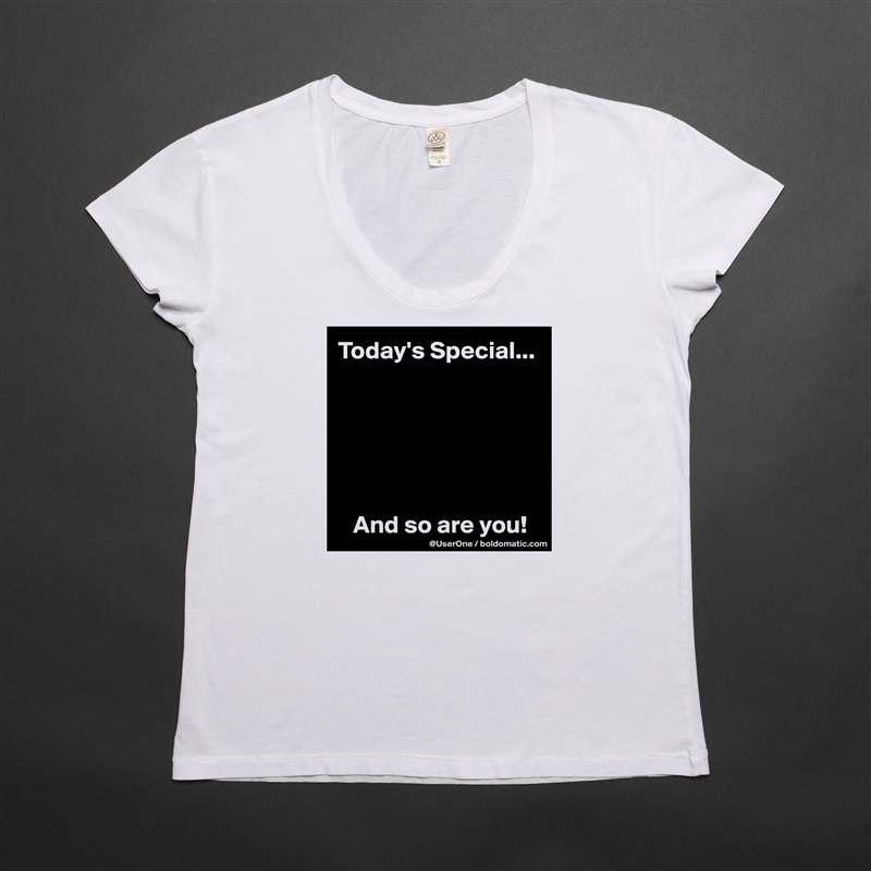 Today's Special...






   And so are you! White Womens Women Shirt T-Shirt Quote Custom Roadtrip Satin Jersey 