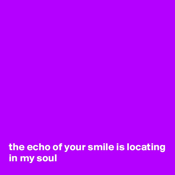 











the echo of your smile is locating in my soul 