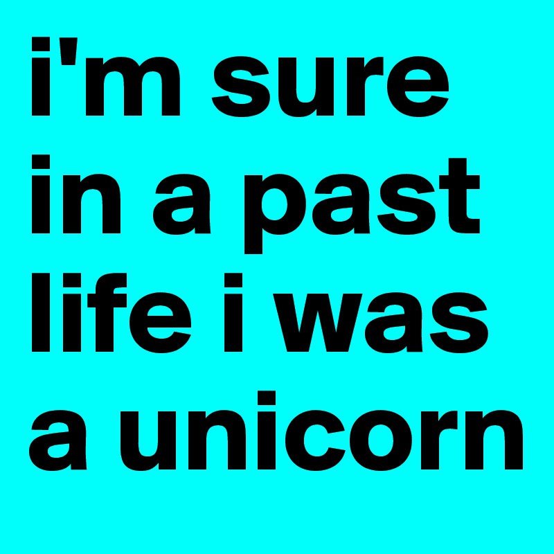 i-m-sure-in-a-past-life-i-was-a-unicorn-post-by-mara99-on-boldomatic