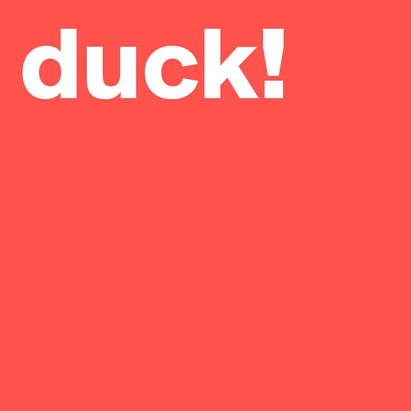 duck! 