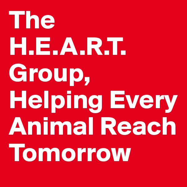 The H.E.A.R.T. Group, Helping Every Animal Reach Tomorrow