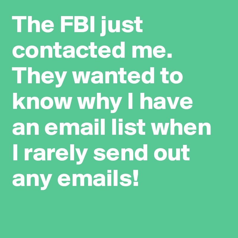 Would The Fbi Send Me An Email