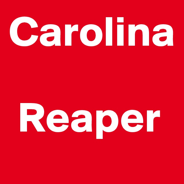 Carolina 

 Reaper