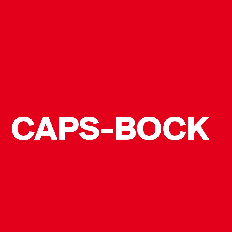 


CAPS-BOCK

